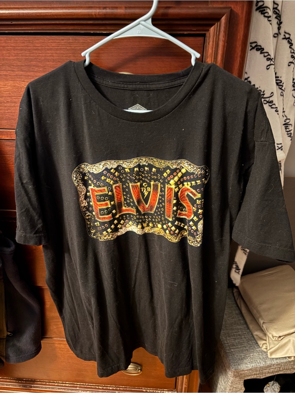 Elvis Graphic Short Sleeve Tee - Black